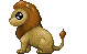 Gif animé mini lion